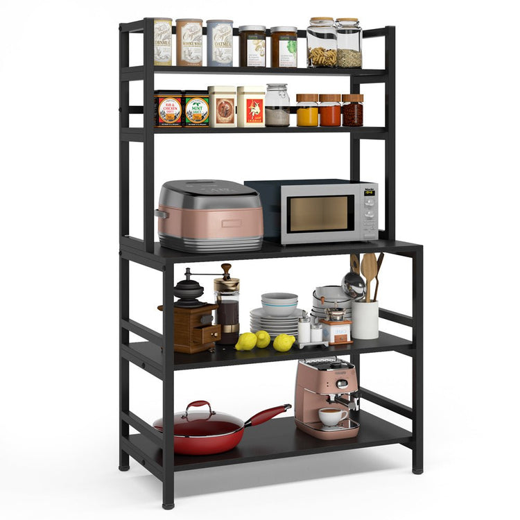 Kitchen Baker's Rack, 5-Tier Freestanding Kitchen Utility Storage Shelf Tribesigns